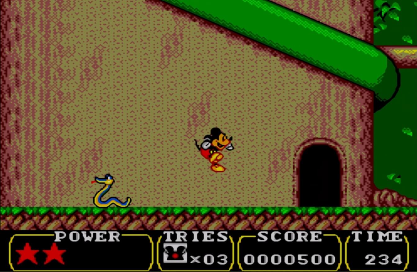 Land of Illusion Starring Mickey Mouse - геймплей игры Sega Master System\Sega Mark III